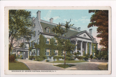 NY, Rochester - Residence of George Eastman, @1922 postcard - D17090