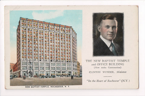 NY, Rochester - Baptist Temple (new), Clinton Wunder Minister - H04075