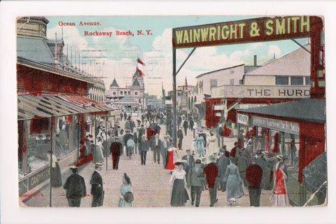 NY, ROCKAWAY BEACH - Ocean Ave, Wainwright and Smith, Soda, Candy - R01064