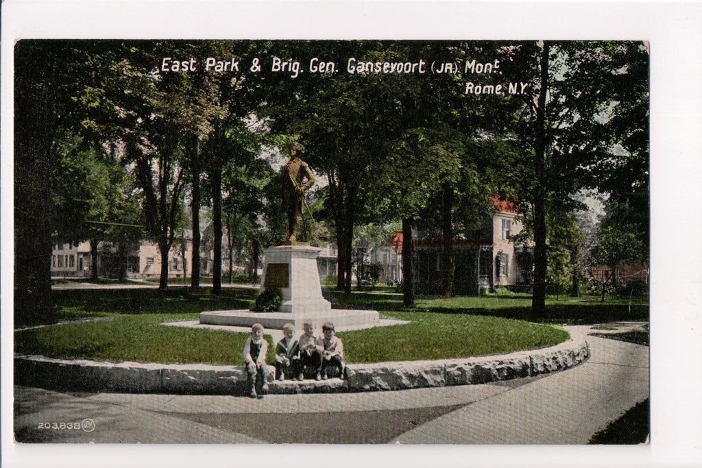 NY, ROME - East Park, Brig Gen Gansevoort (Jr) Mont - H04079