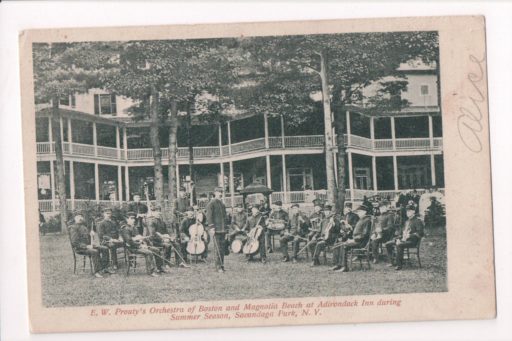 NY, Sacandaga Park, Adirondack Inn - Proutys Orchestra (ONLY Digital Copy Avail) - R01096