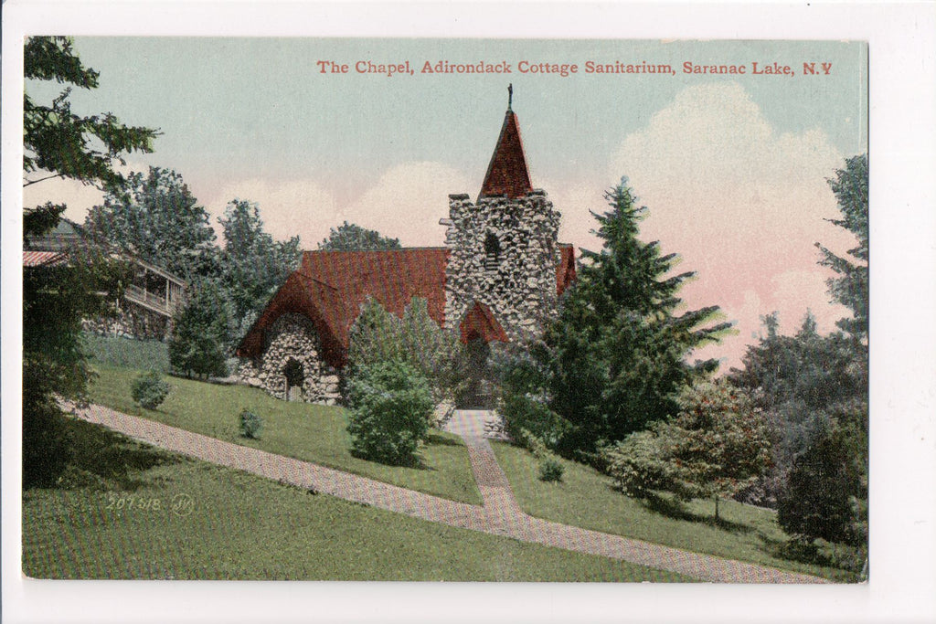NY, SARANAC LAKE - Adirondack Cottage Sanitarium Chapel - B08161