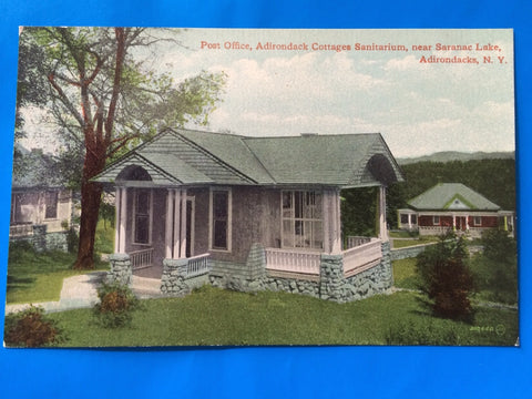 NY, Saranac Lake - Post Office, Adirondack Cottages Sanitarium - H15043