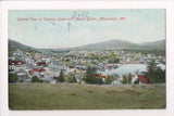 NY, Saranac Lake - Bird Eye View, vintage postcard - R00762