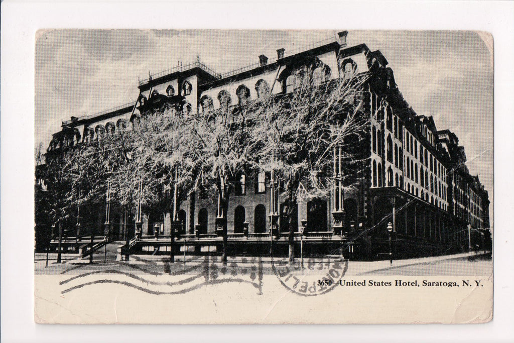 NY, SARATOGA - United States Hotel postcard - w01657