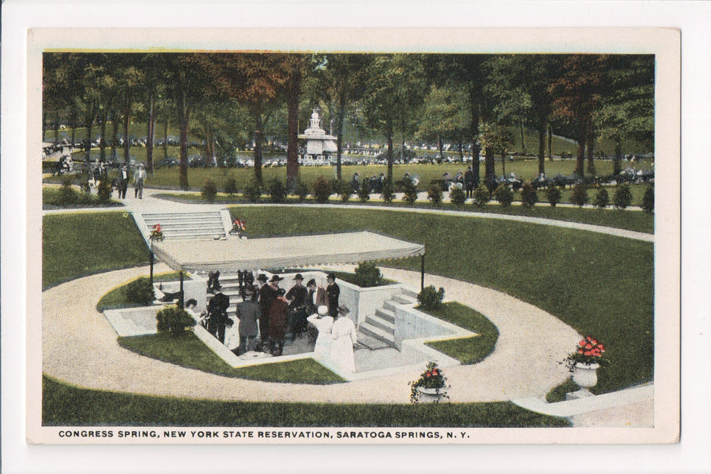 NY, Saratoga Springs - Congress Spring - A09027