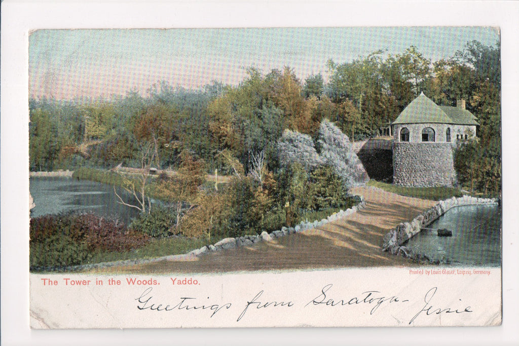 NY, Saratoga Springs - Yaddo, Tower in the Woods - B10042