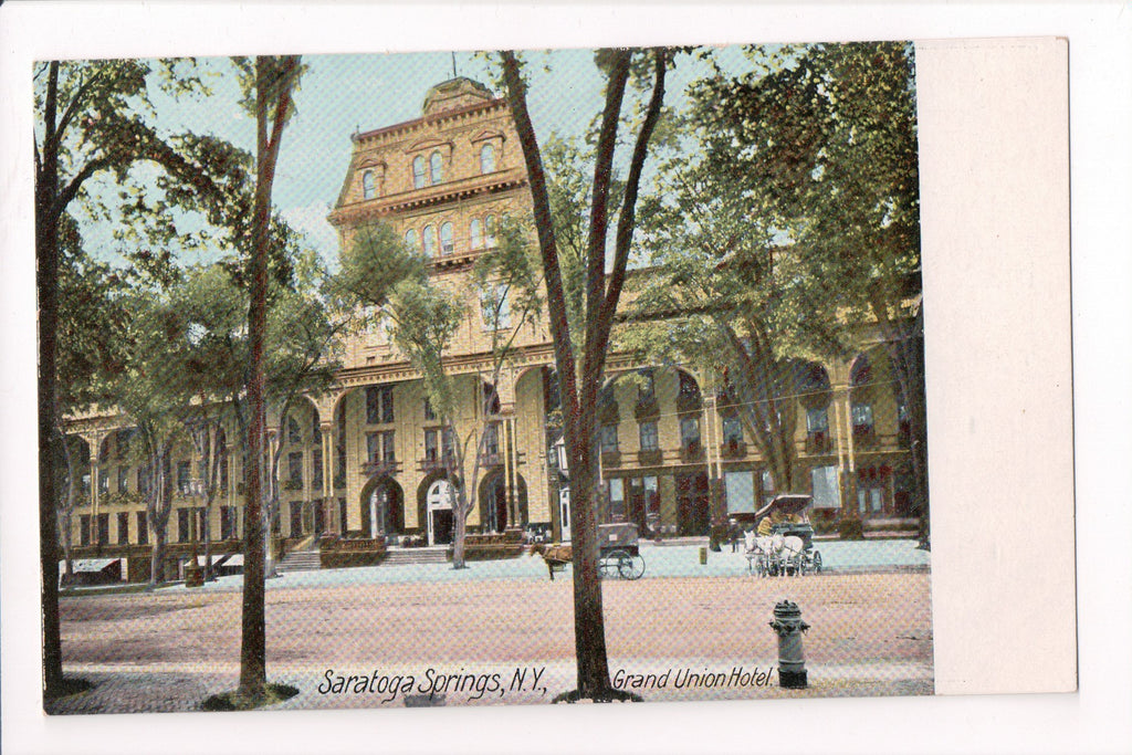 NY, SARATOGA SPRINGS - Grand Union Hotel postcard - w04910