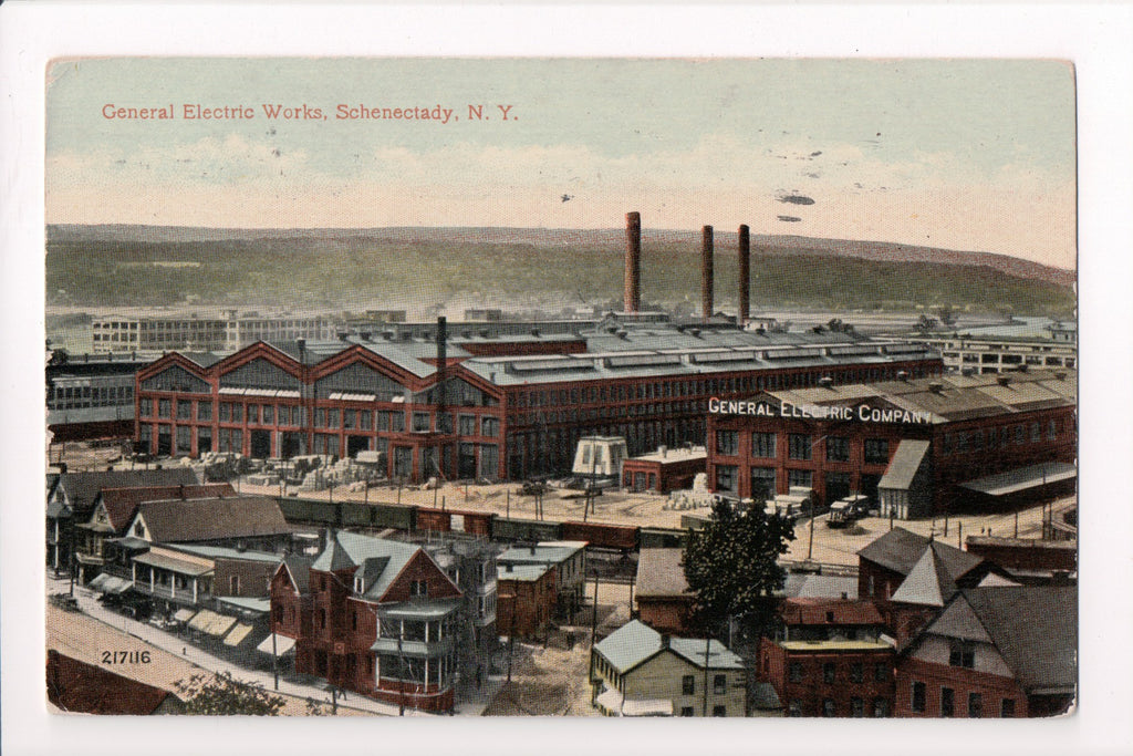 NY, SCHENECTADY - General Electric Works postcard - D17030