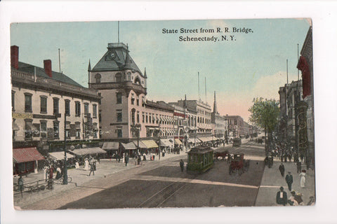 NY, SCHENECTADY - State Street, Hotel Vendome (original SOLD) D17059