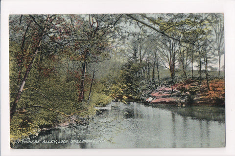 NY, LOCH SHELDRAKE - Chinese Alley - Laidlaw  postcard - K03122