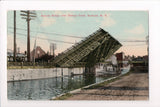 NY, SYRACUSE - Bascule Bridge over Oswego Canal - D17254