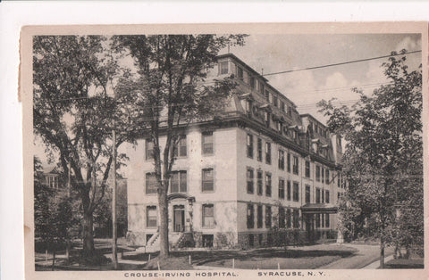 NY, SYRACUSE - Crouse Irving Hospital - @1918 (original SOLD) D17394