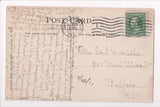 NY, SYRACUSE - Elks Temple, BPOE, fire hydrant postcard - D17427