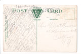 NY, WATERTOWN - Woodruff Hotel, Fountain in Green - D17058