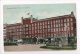 NY, WATERTOWN - Woodruff Hotel, Fountain in Green - D17058