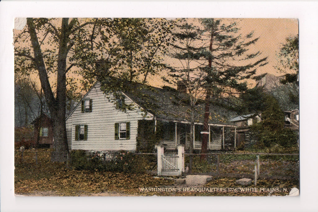 NY, WHITE PLAINS - Washingtons Headquarters - @1912 postcard - CP0645