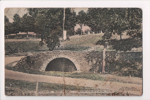 NY, WORCESTER - Stone Bridge - W H French (original SOLD) z17045