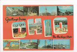 OH, OHIO - Greetings from, Large Letter postcard - MT0016