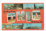 OH, Ohio - Greetings from, Large Letter postcard - MT0016