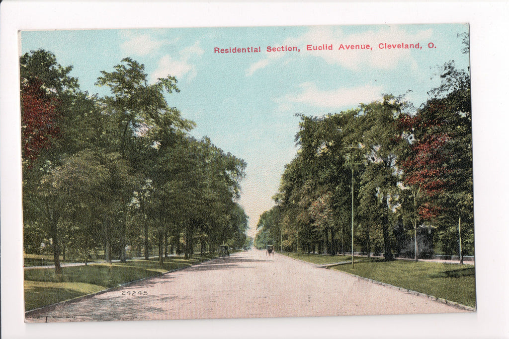 OH, Cleveland - Euclid Ave, Residential Section (from 1911) - A06416