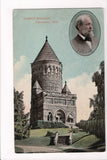 OH, Cleveland - Garfield Memorial, inset of J A Garfield - postcard - C17384