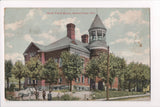 OH, Martins Ferry - South Public School - people, horses - B17162