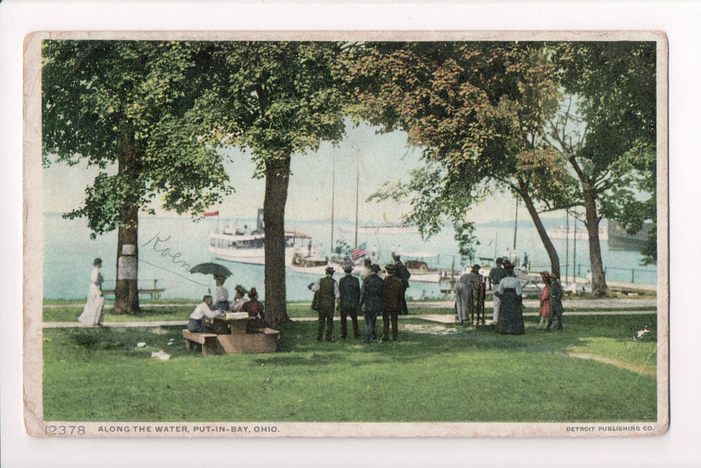 OH, Put in Bay - park scene, people (ONLY Digital Copy Avail)- CP0309