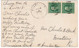 Vintage Patriotic Card Thank God I am an American, Daniel Webster - PAT C08502