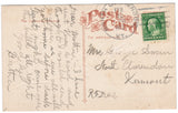 Vintage Patriotic Postcard, Washington, US Flag, Cherries - D06202