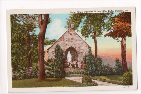 PA, Blue Ridge Summit - Saint Ritas Wayside Shrine - C08609