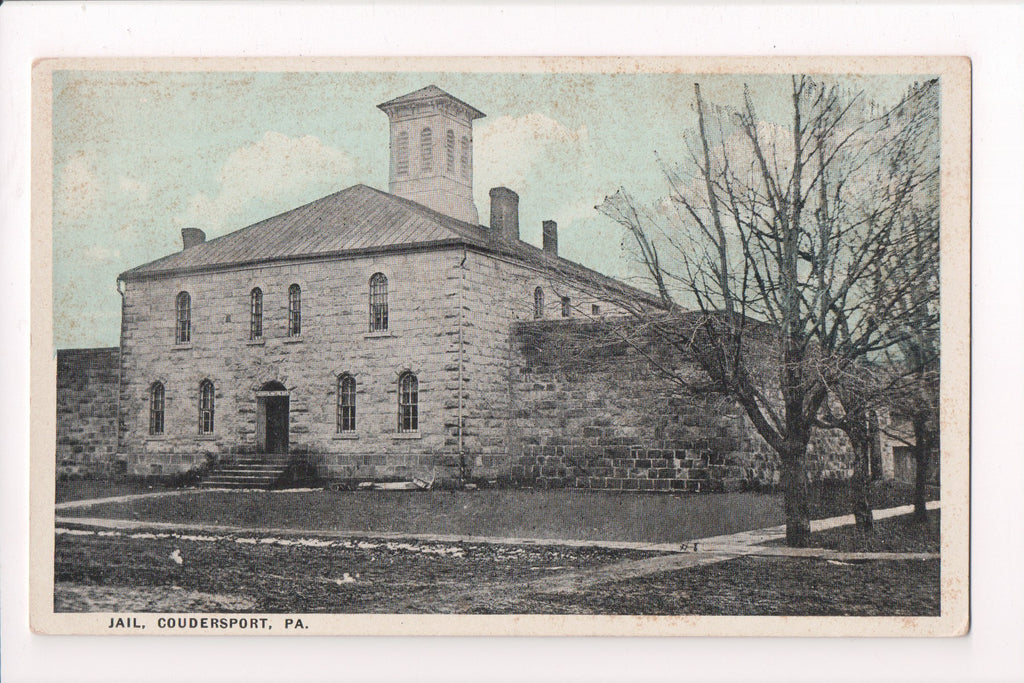 PA, Coudersport - Jail postcard - w03221