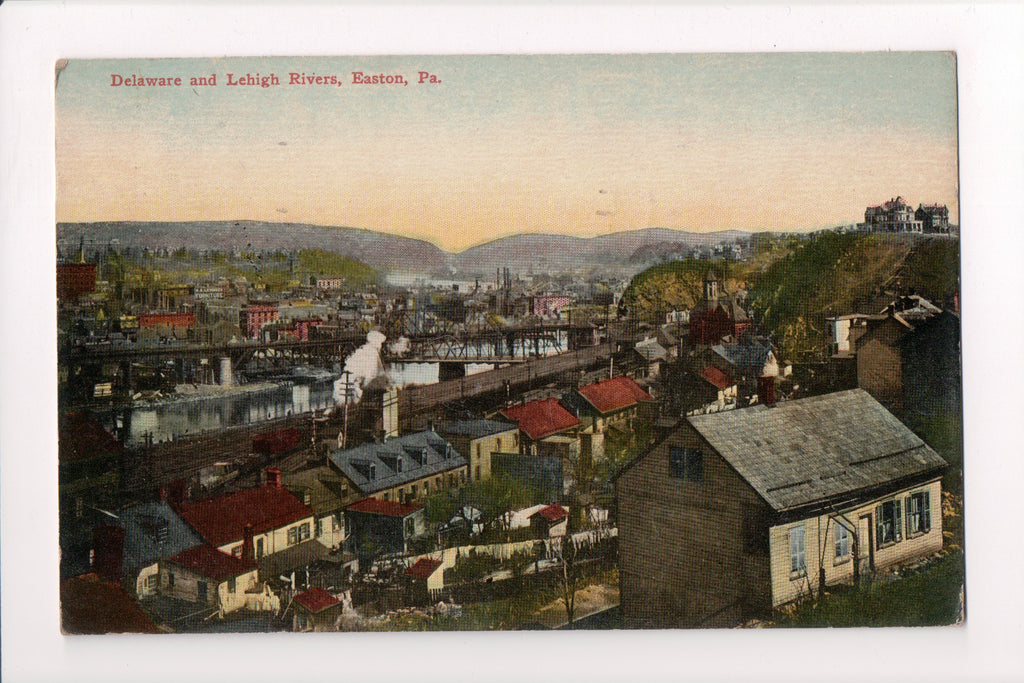 PA, EASTON - BEV buildings near Delaware and Lehigh (original SOLD) B17014