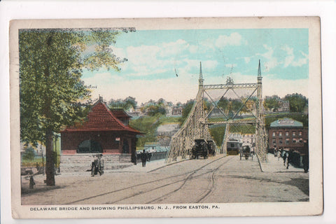 PA, Easton - Delaware Bridge, Pennsylvania Railroad - B17018