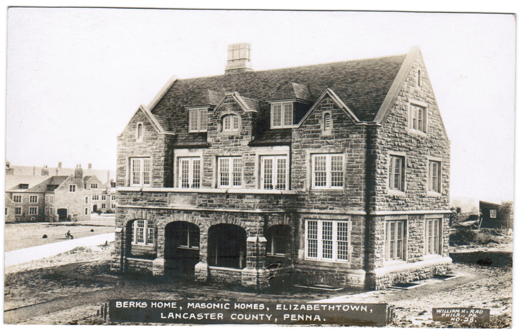 PA, ELIZABETHTOWN - Masonic Homes, Berks Home - Wm H Rau RPPC - A06421