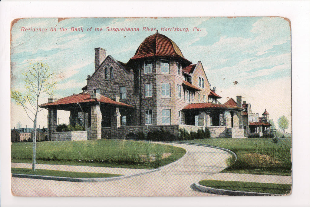 PA, HARRISBURG - Residence on the Bank of Susquehanna River - A17044