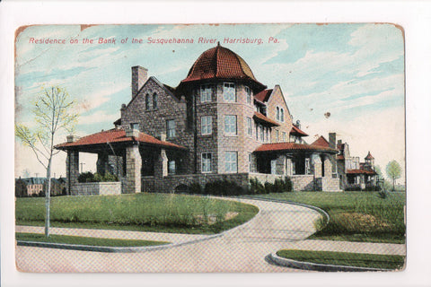 PA, HARRISBURG - Residence on the Bank of Susquehanna River - A17044