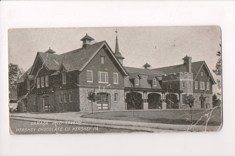 PA, Hershey - Hershey Chocolate Co Garage, Livery - z17019 - postcard **DAMAGED
