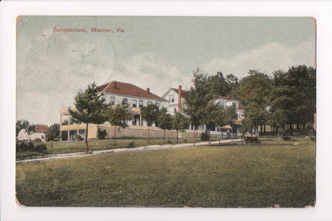 PA, Mercer - Sanatarium postcard - MB0078