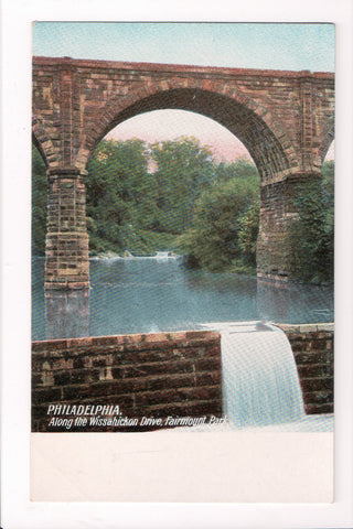 PA, Philadelphia - Fairmount Park - Wissahickon Drive, bridge? - D17197