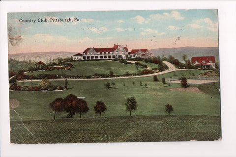 PA, Pittsburgh - Country Club - @1914 postcard - w02588