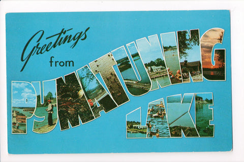 PA, PYMATUNING LAKE - Greetings from, Large Letter postcard - B08281