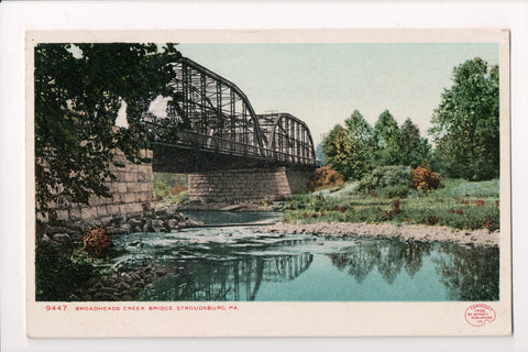 PA, Stroudsburg - Broadheads Creek Bridge (ONLY Digital Copy Avail) - w03542