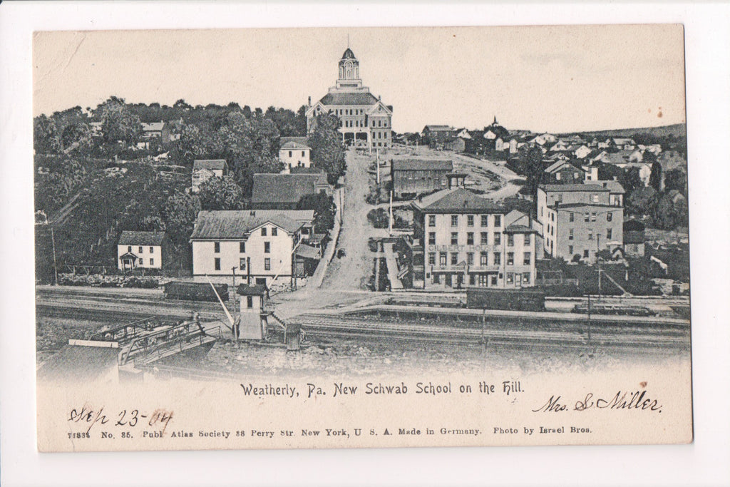 PA, WEATHERLY - New Schwab School - Gilbert House (original SOLD) - EP0086