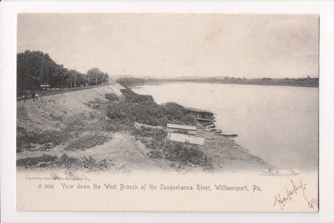PA, WILLIAMSPORT - West Branch view of Susquahanna River - A17028