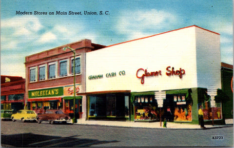 SC, UNION - Graham Cash Co, Smiths Photo, McLellans, Glamor Shop - R00104