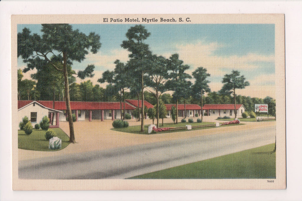 SC, MYRTLE BEACH - EL PATIO Motel postcard - R00120
