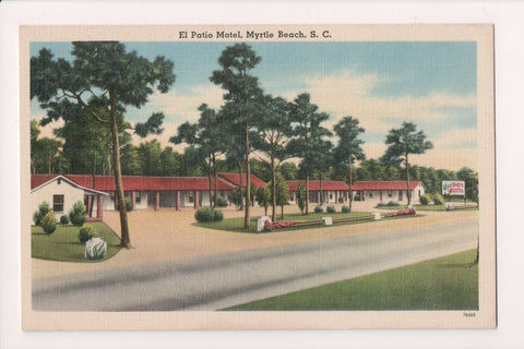 SC, MYRTLE BEACH - EL PATIO Motel postcard - R00120