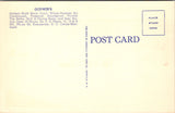 SC, SUMMERTON - Godwins Motor Court, dining room, Esso Station postcard - R00127