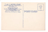 SC, MYRTLE BEACH - T and C Motor Court postcard R00131